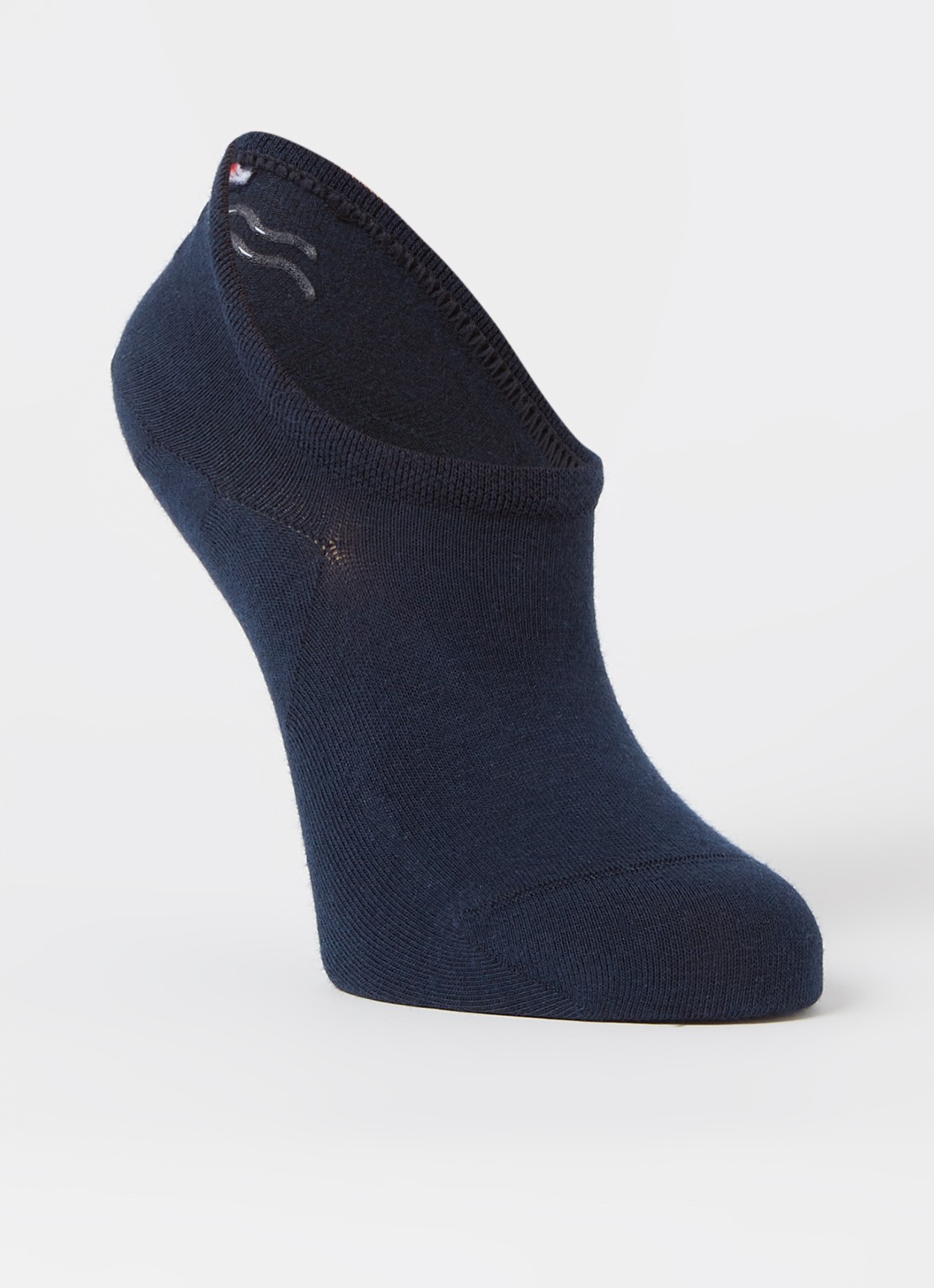 Tommy Hilfiger Sneakersokken in 2-pack - voorkant donkerblauw