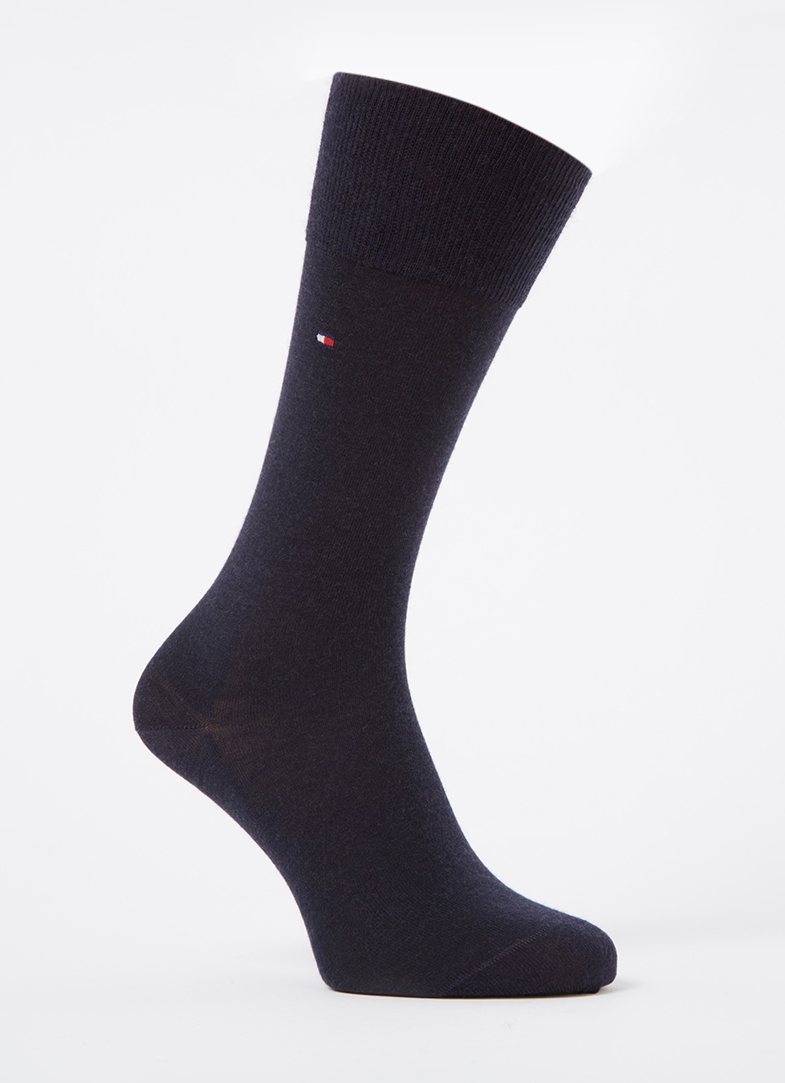Tommy Hilfiger Sokken in wolblend - voorkant donkerblauw