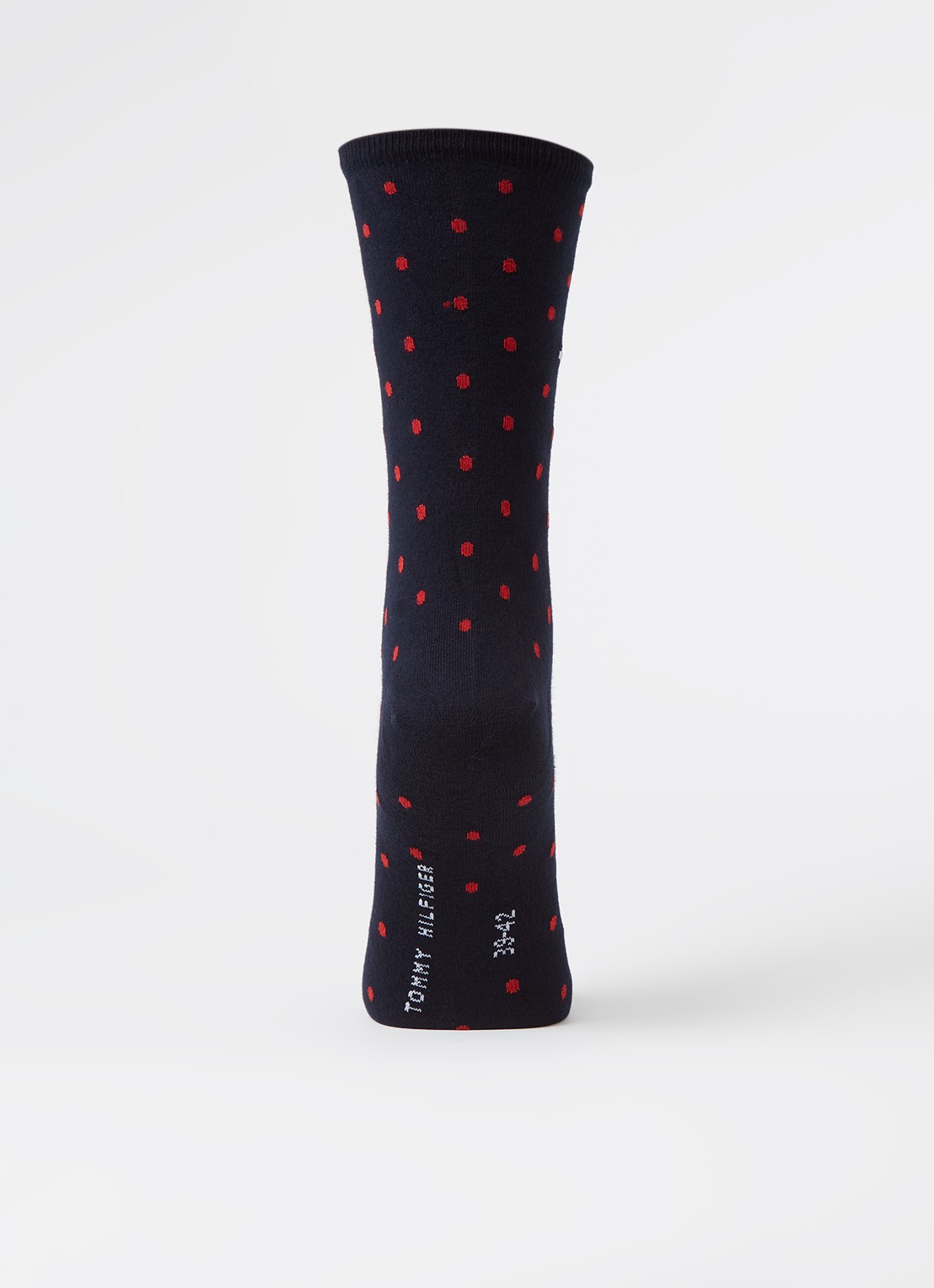 Tommy Hilfiger Sokken met print in 2-pack - voorkant 3 steenrood