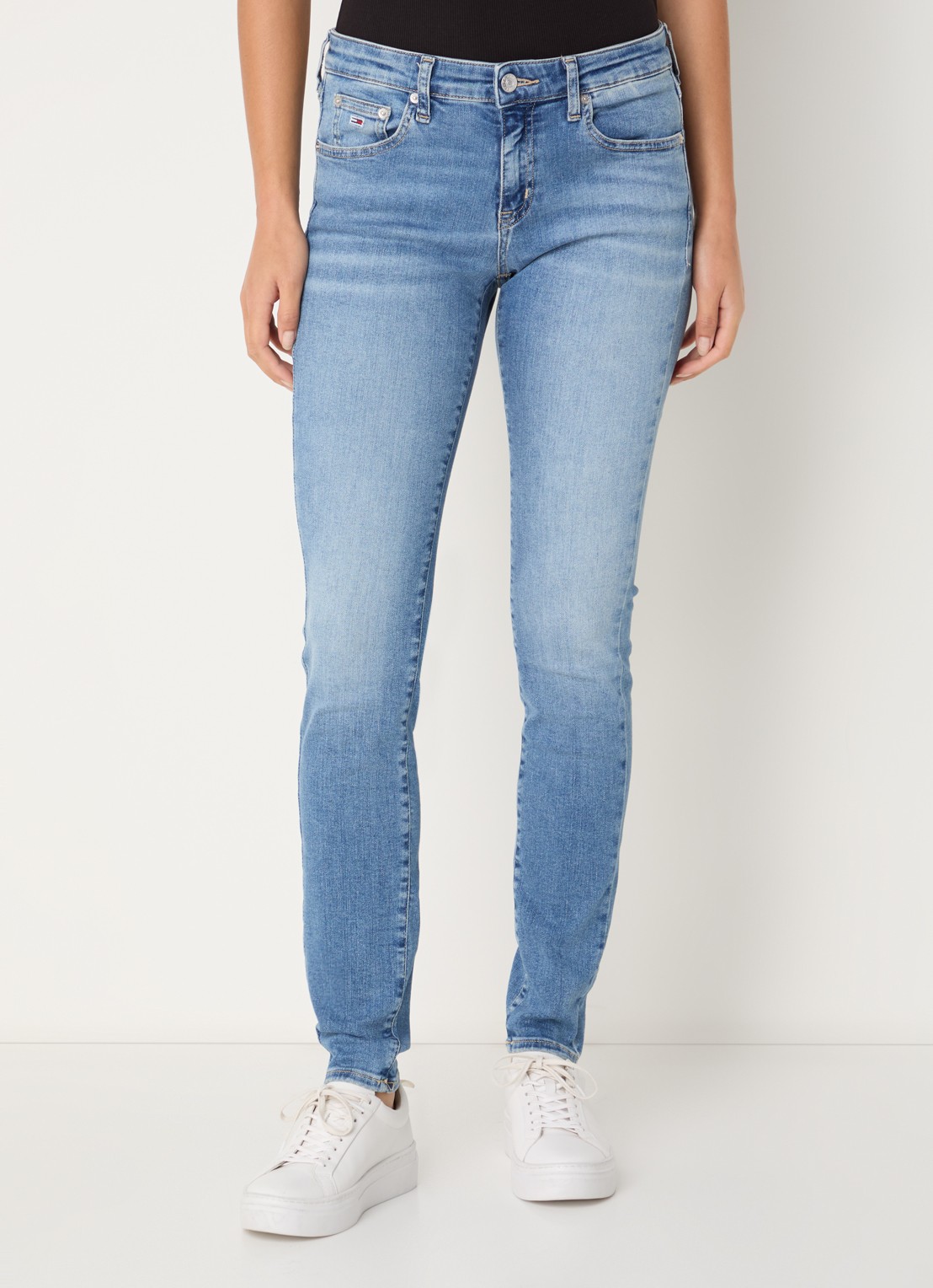 Tommy Hilfiger Sophie low waist skinny jeans met steekzakken - detail 2 indigo