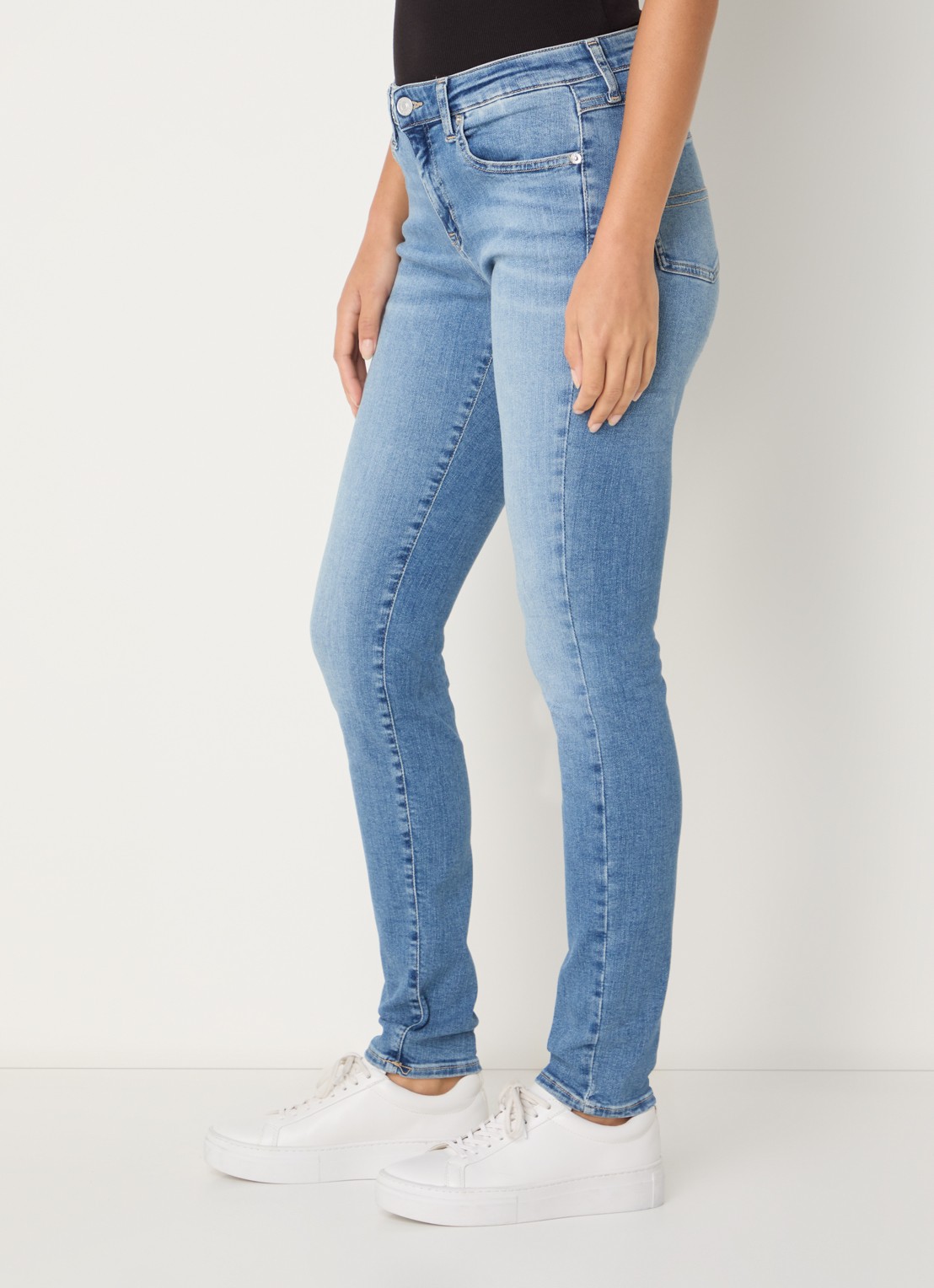Tommy Hilfiger Sophie low waist skinny jeans met steekzakken - detail 3 indigo