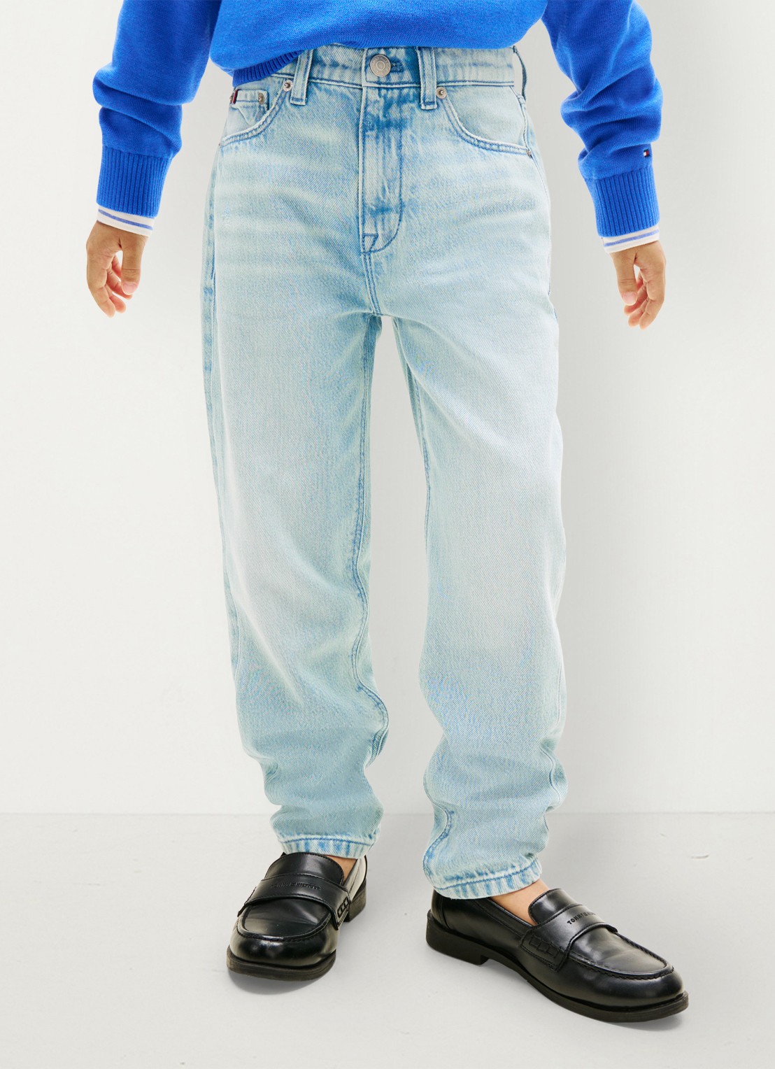Tommy Hilfiger Straight leg jeans in katoenblend - detail 4 denim