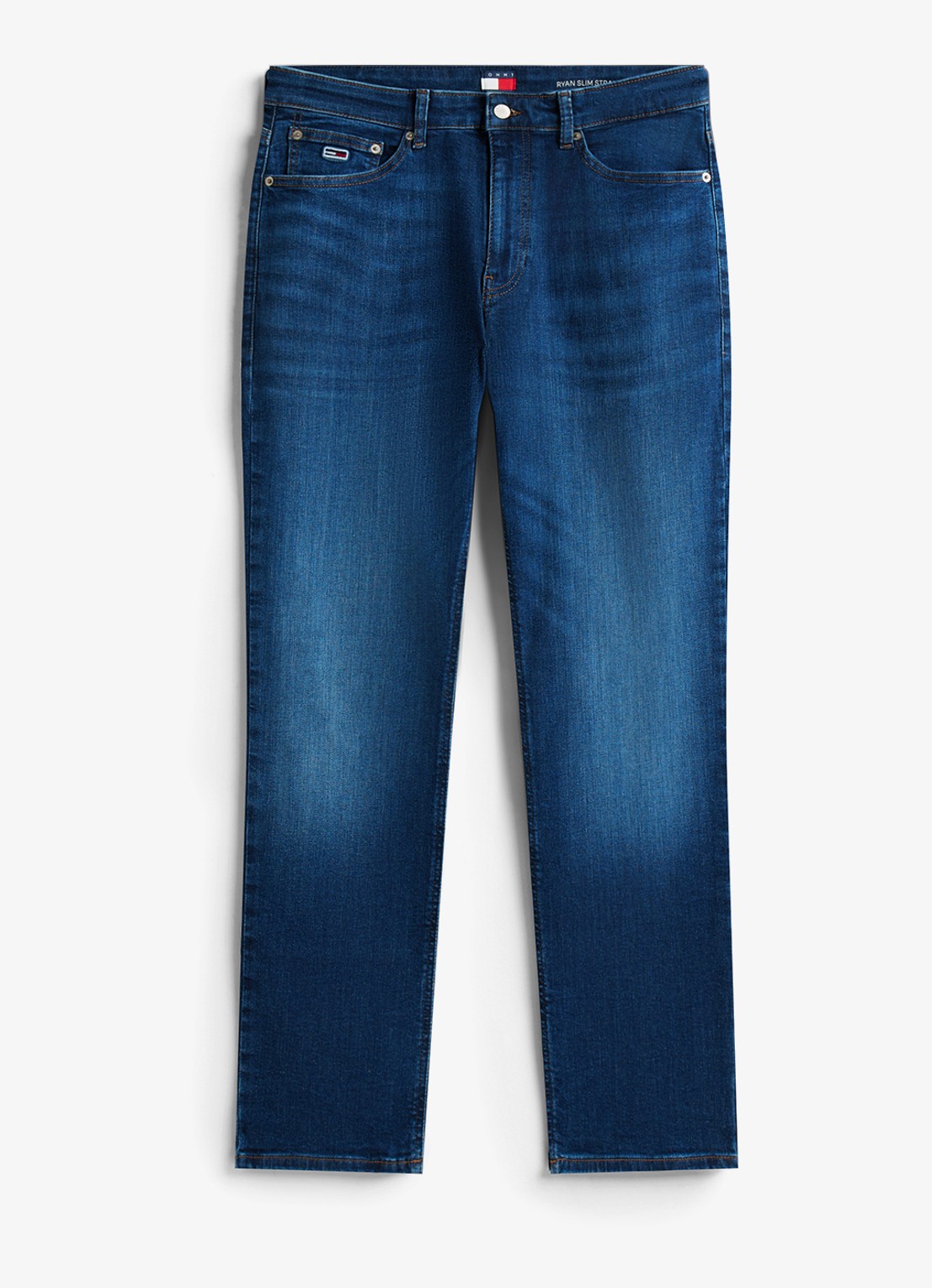 Tommy Hilfiger Straight leg jeans met medium wassing - voorkant 4 denim