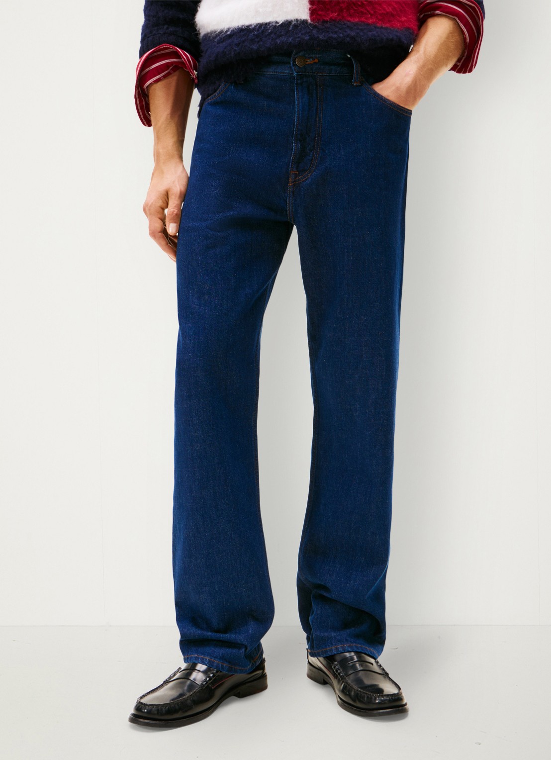 Tommy Hilfiger Straight leg jeans met steekzakken - detail 4 indigo