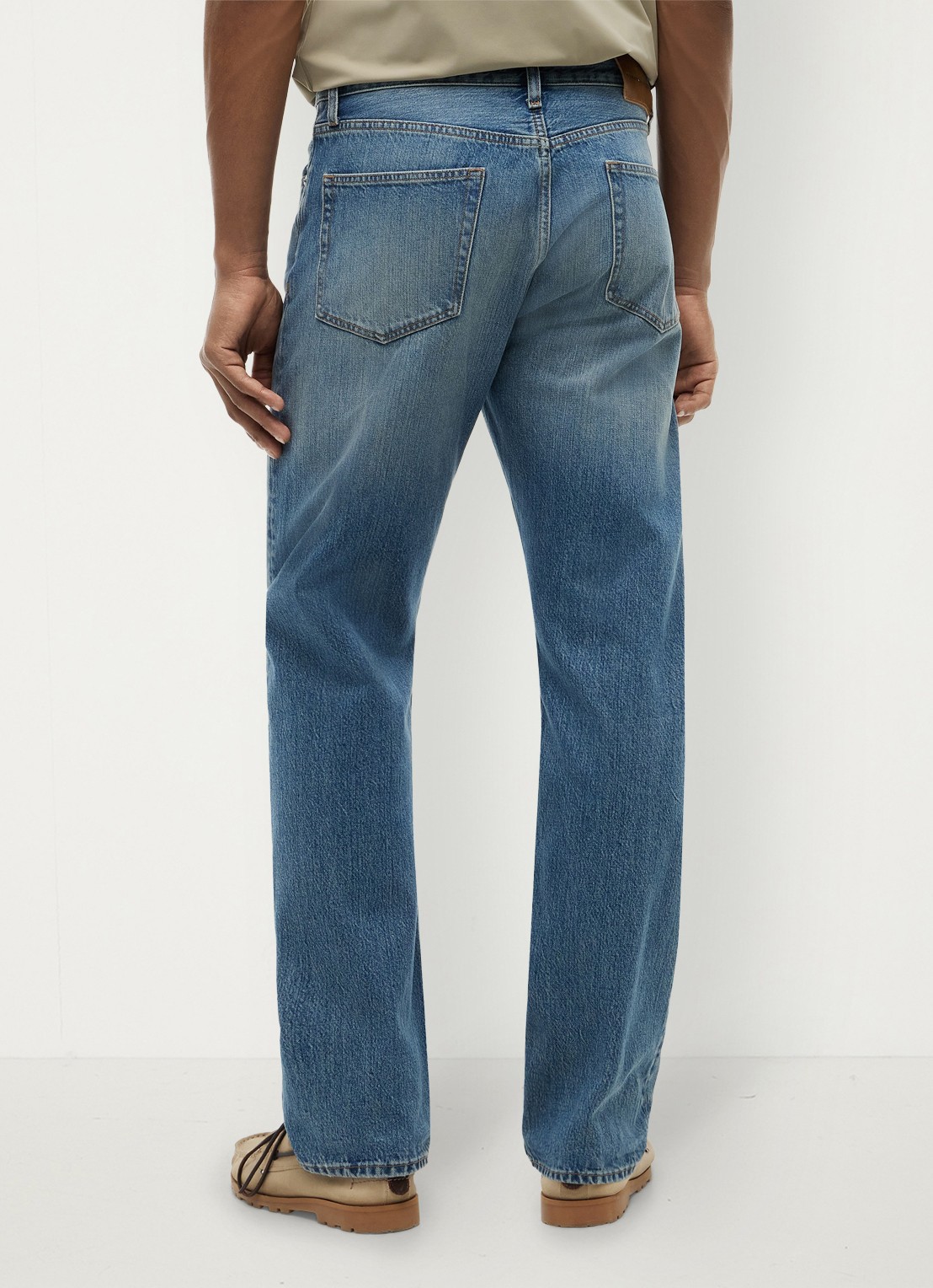 Tommy Hilfiger Straight leg jeans met steekzakken - achterkant 3 jeans