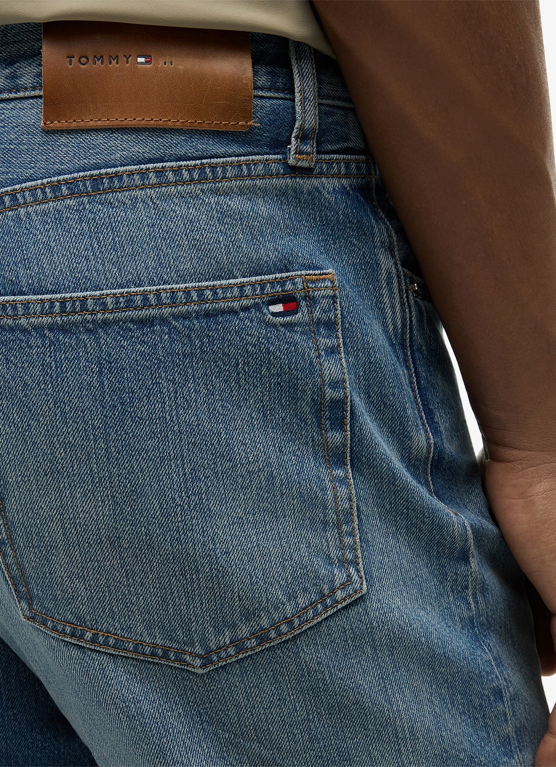 Tommy Hilfiger Straight leg jeans met steekzakken - detail 5 jeans