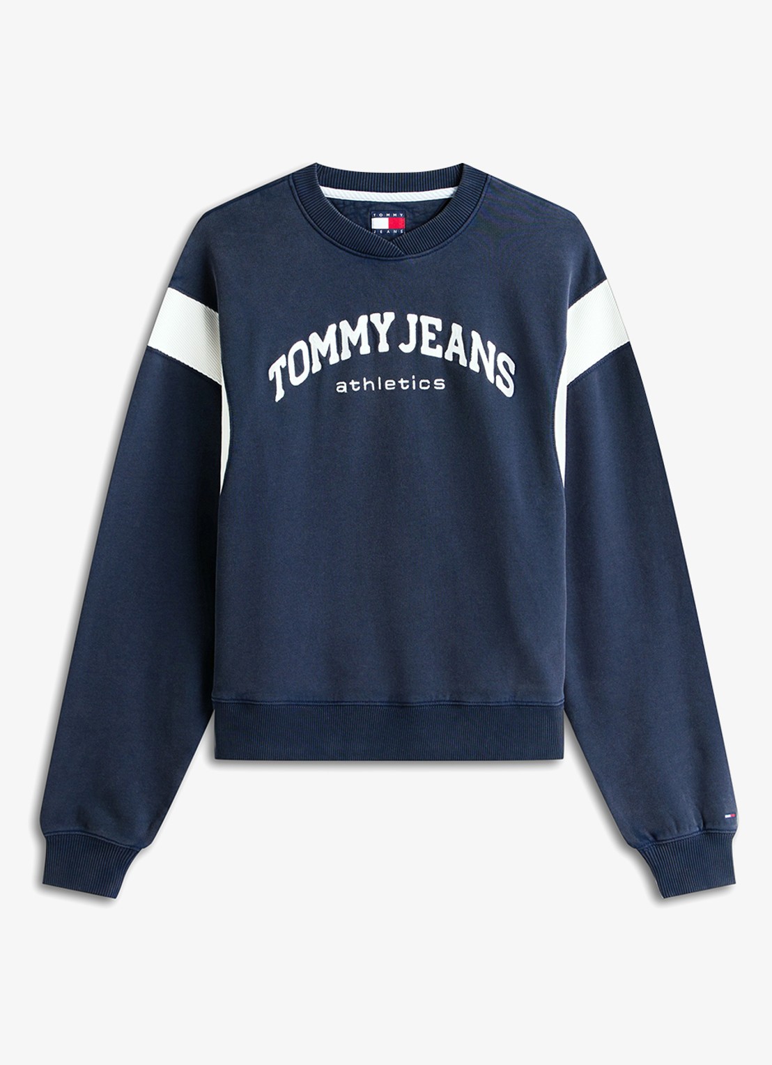 Tommy Hilfiger Sweater met logo - voorkant 4 donkerblauw