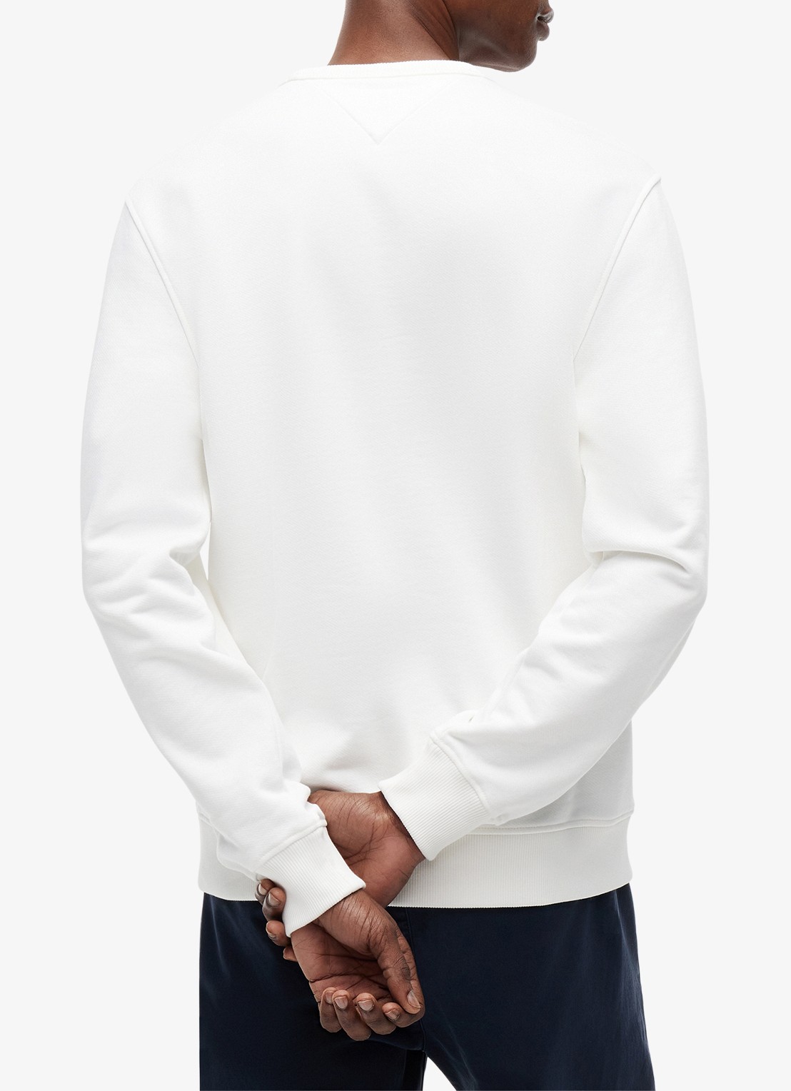 Tommy Hilfiger Sweater met logo - achterkant 5 wit