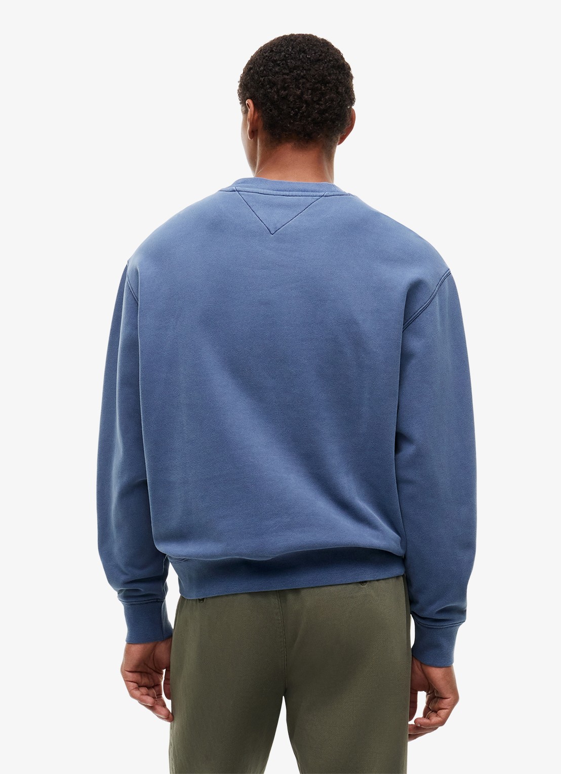 Tommy Hilfiger Sweater met logo - achterkant 5 blauw
