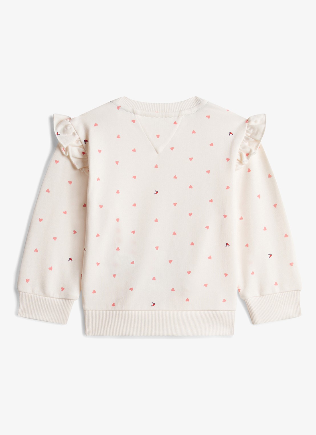 Tommy Hilfiger Sweater met print - achterkant 2 gebroken wit