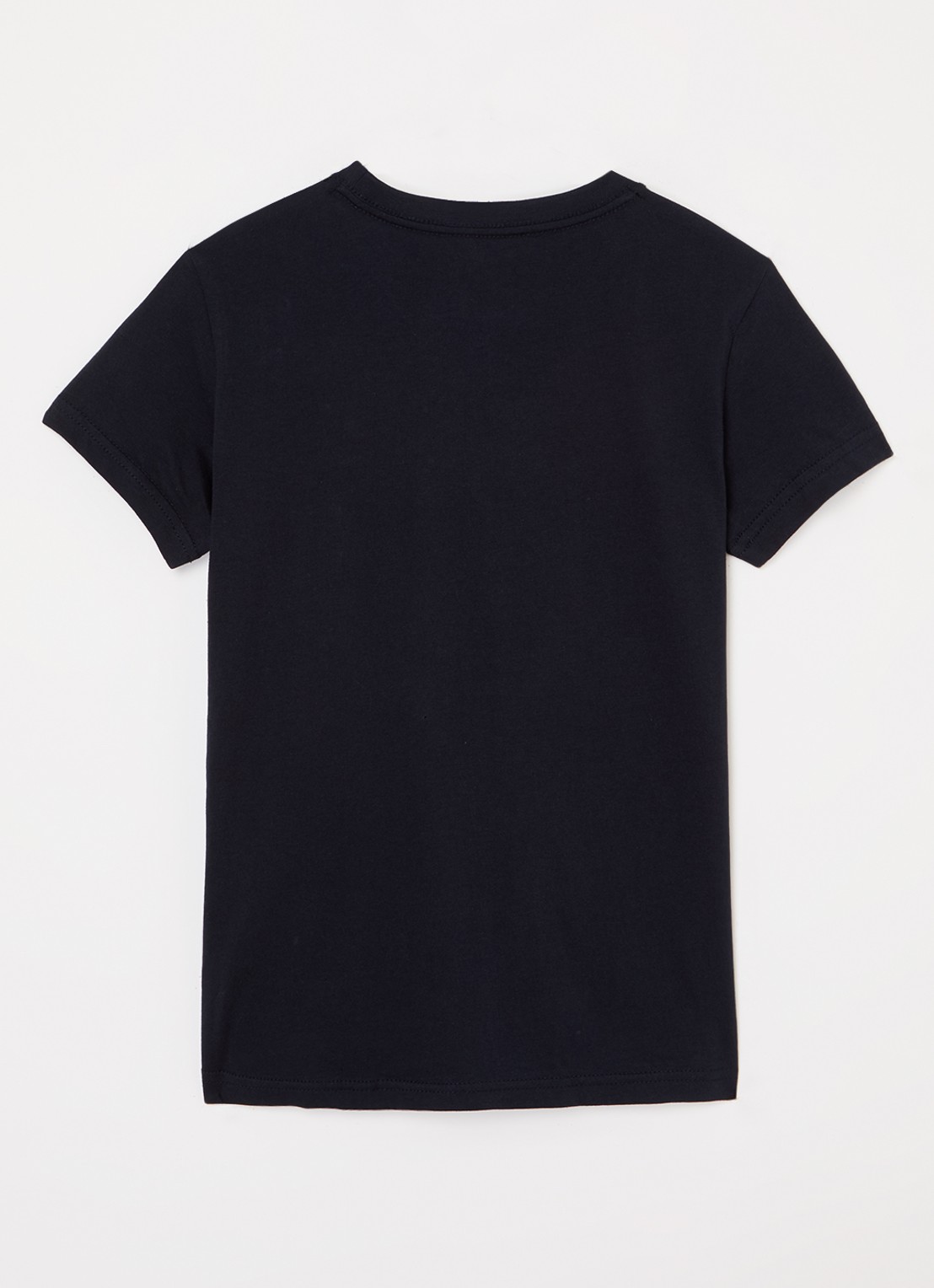 Tommy Hilfiger T-shirt met logo in 2-pack - voorkant 2 zwart