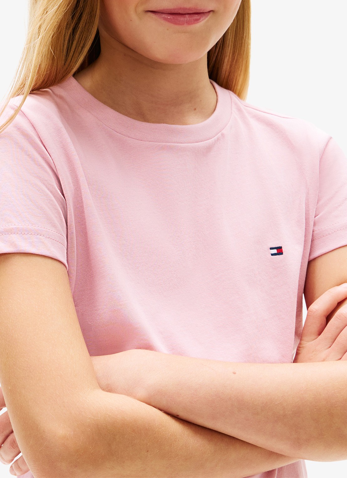 Tommy Hilfiger T-shirt met logo in 2-pack - detail 4 fuchsia