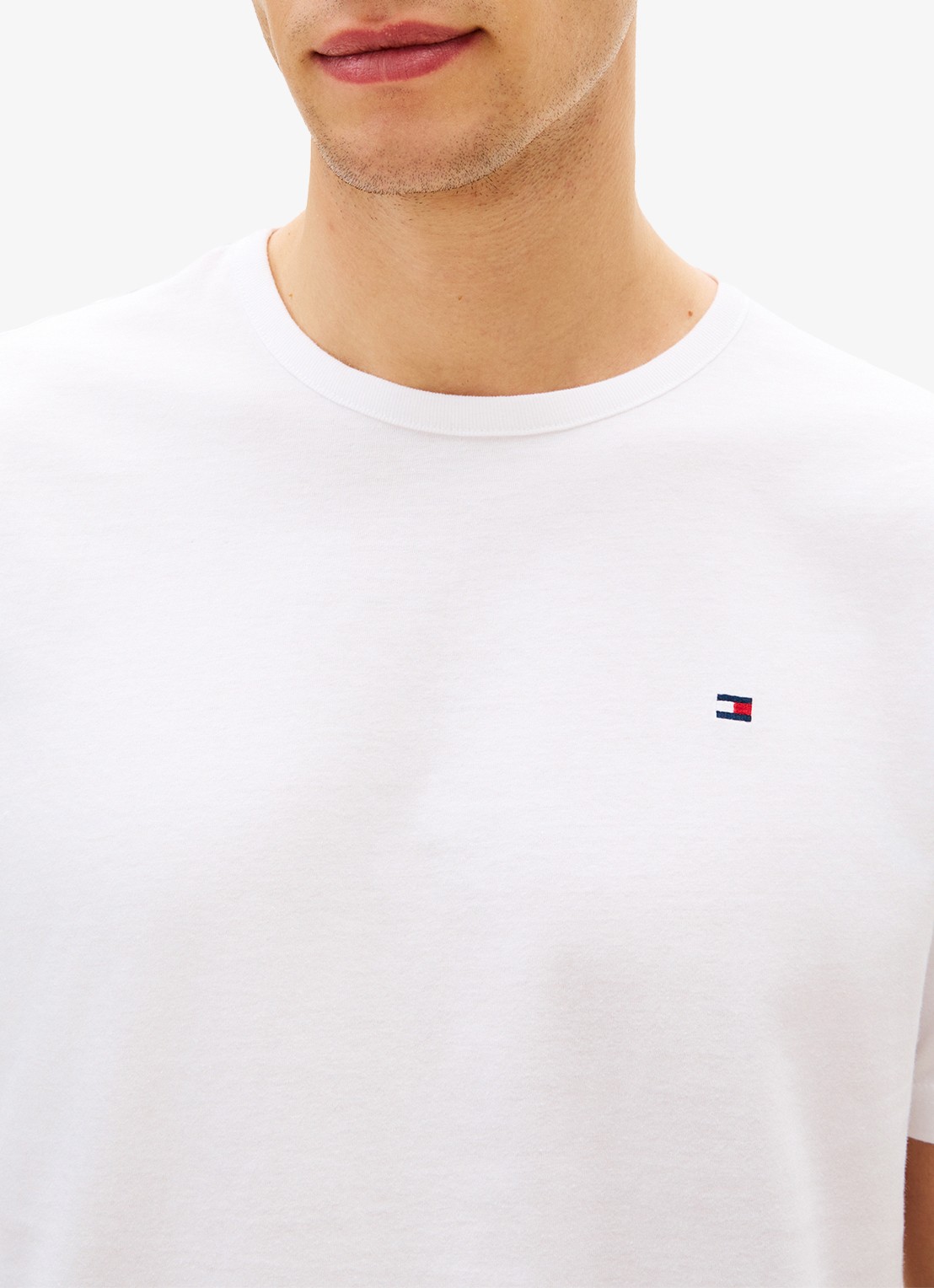 Tommy Hilfiger T-shirt met logo in 3-pack - detail 2 wit