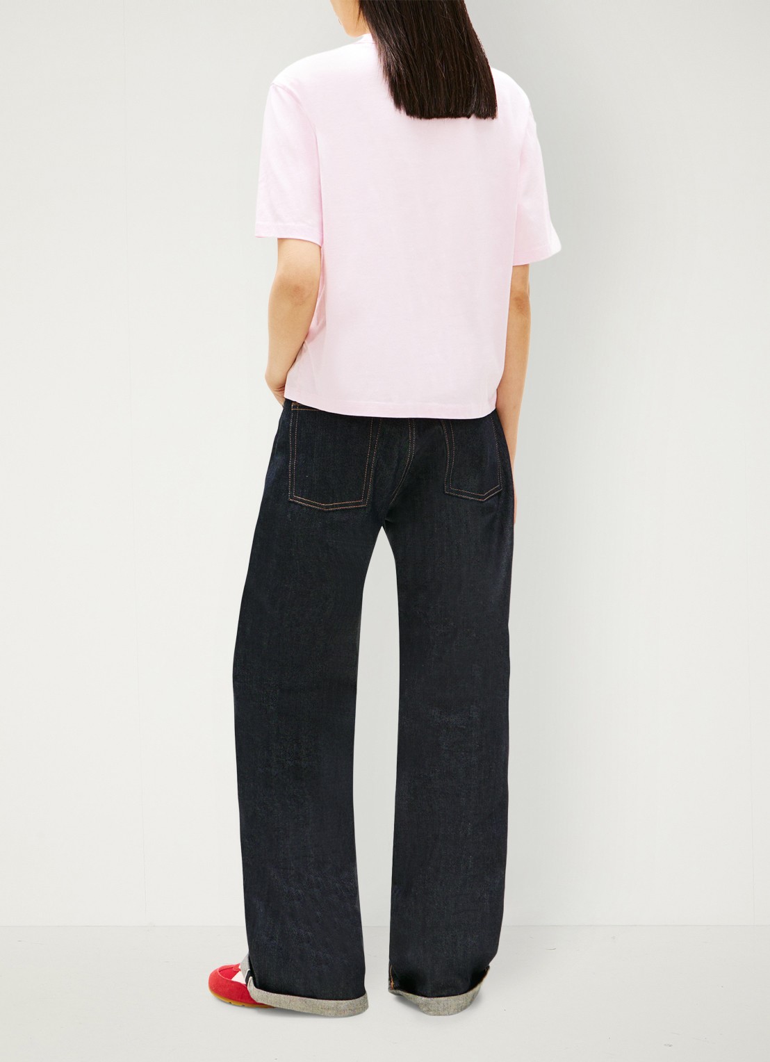 Tommy Hilfiger T-shirt met logo - achterkant 5 lichtroze