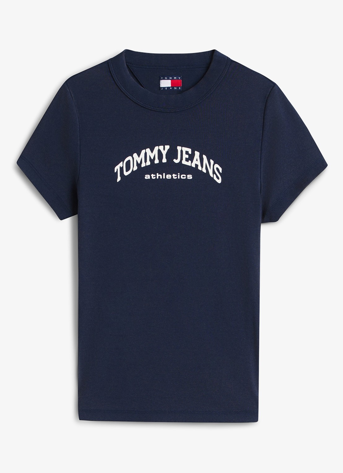 Tommy Hilfiger T-shirt met logo - voorkant 4 donkerblauw