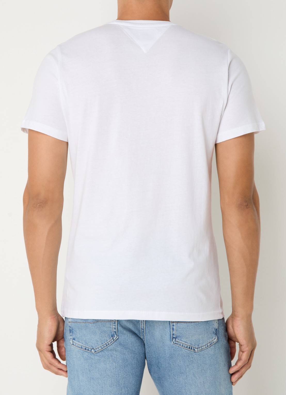 Tommy Hilfiger T-shirt met logo - achterkant 4 wit