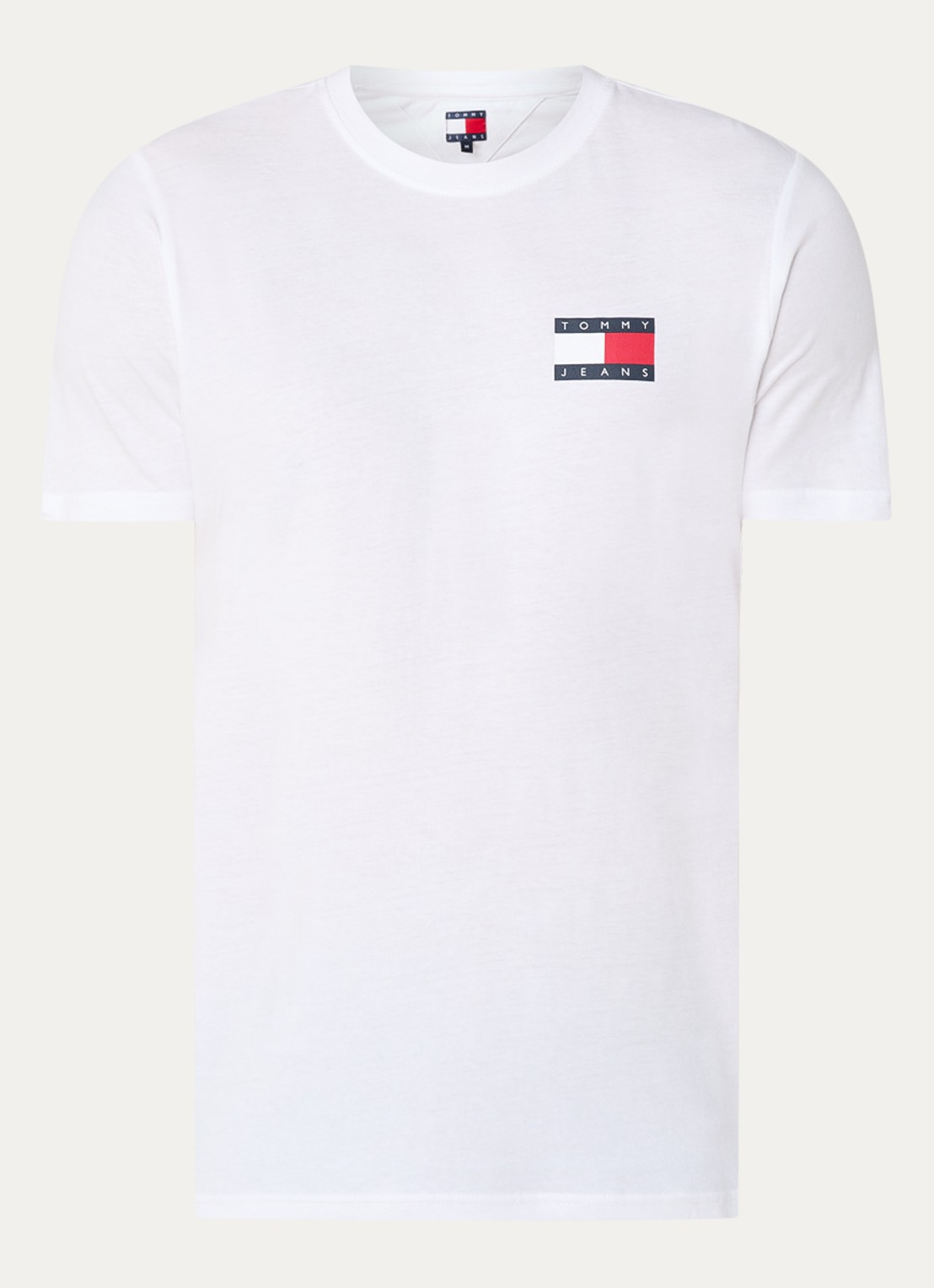 Tommy Hilfiger T-shirt met logo - voorkant wit
