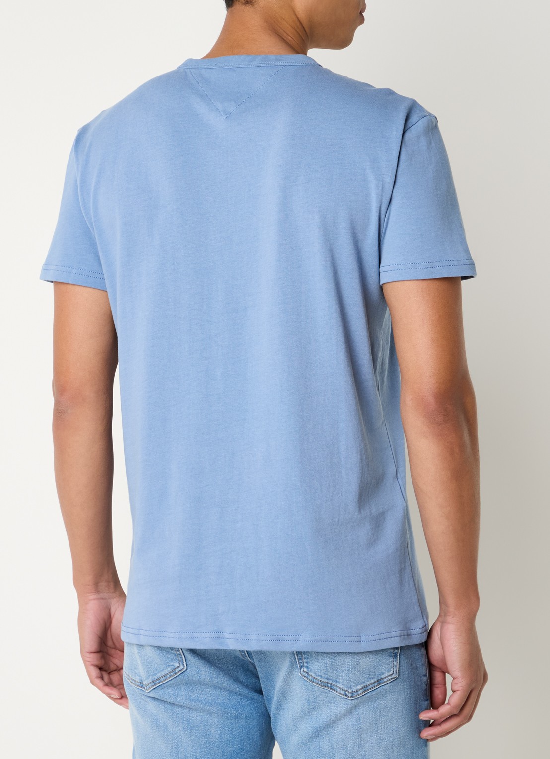 Tommy Hilfiger T-shirt met logo - achterkant 4 blauw