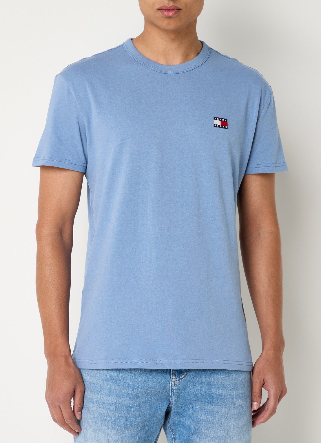Tommy Hilfiger T-shirt met logo - detail 3 blauw