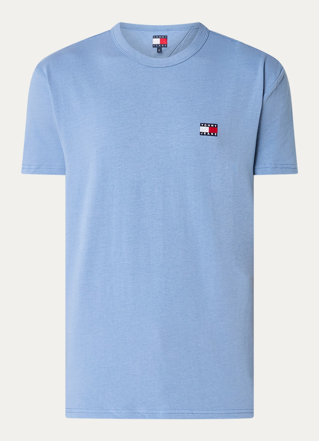 Tommy Hilfiger T-shirt met logo - voorkant blauw