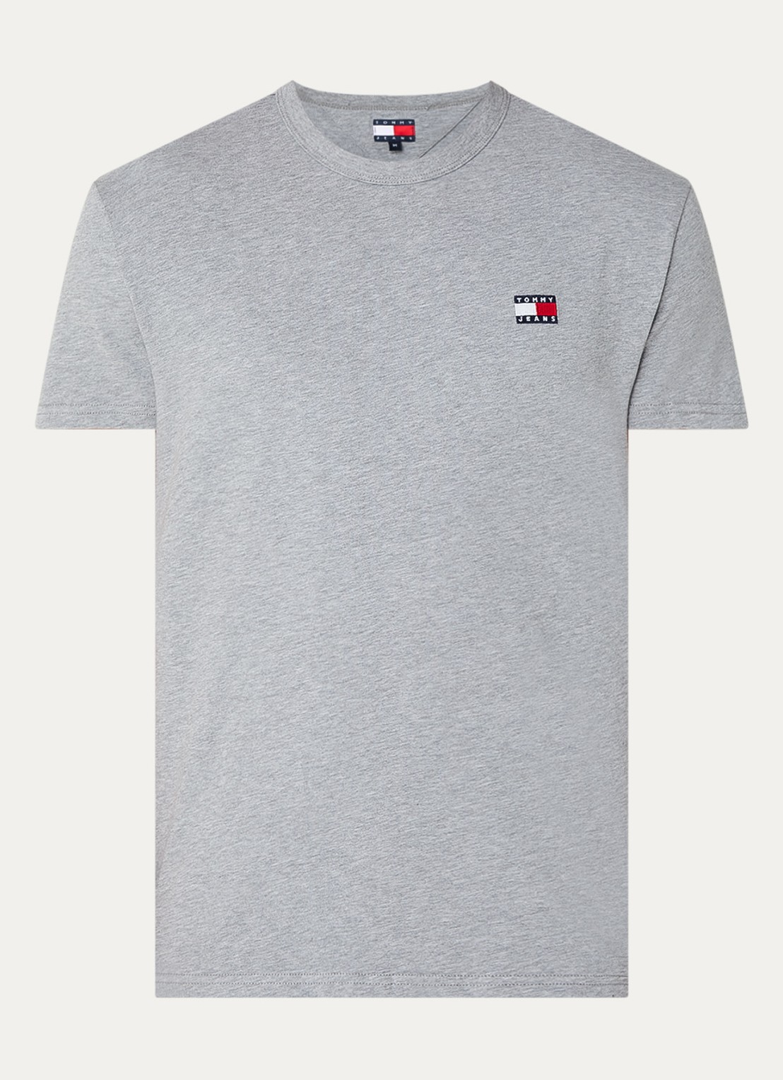 Tommy Hilfiger T-shirt met logo - voorkant 3 grijsmele