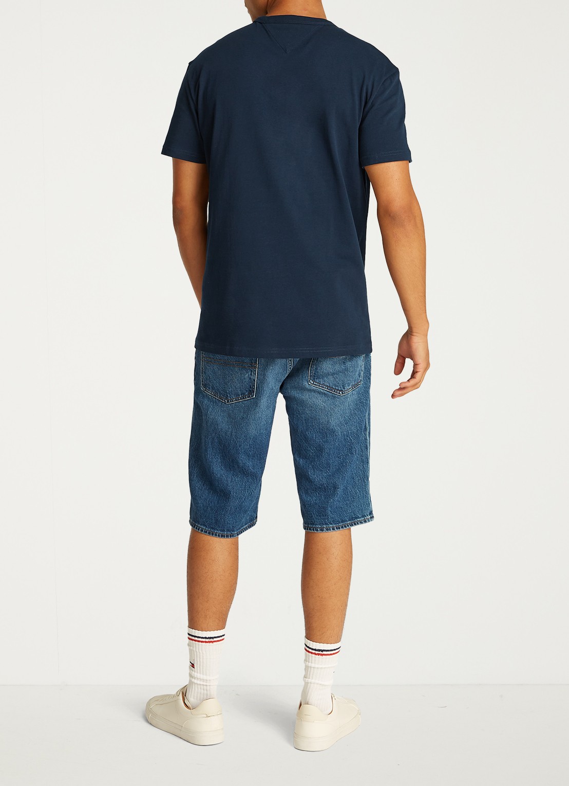 Tommy Hilfiger T-shirt met logo - achterkant 6 donkerblauw