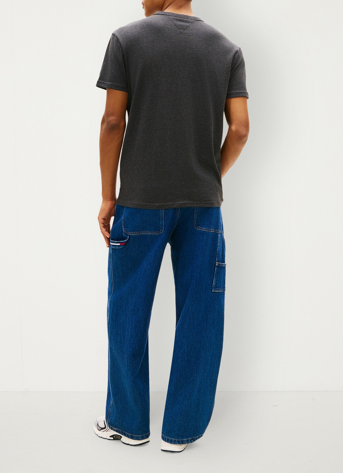 Tommy Hilfiger T-shirt met logo - achterkant zwart