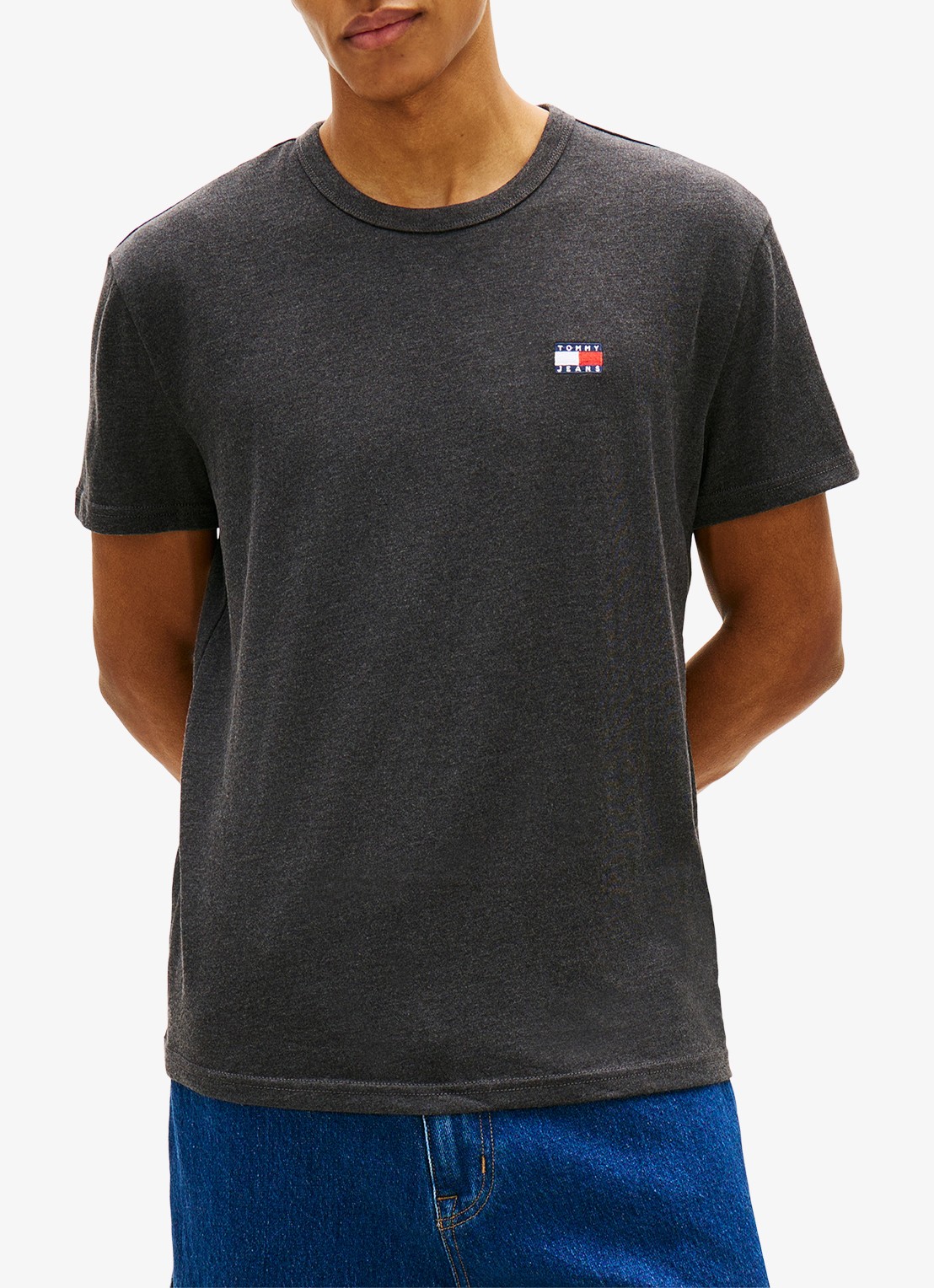 Tommy Hilfiger T-shirt met logo - detail 2 zwart