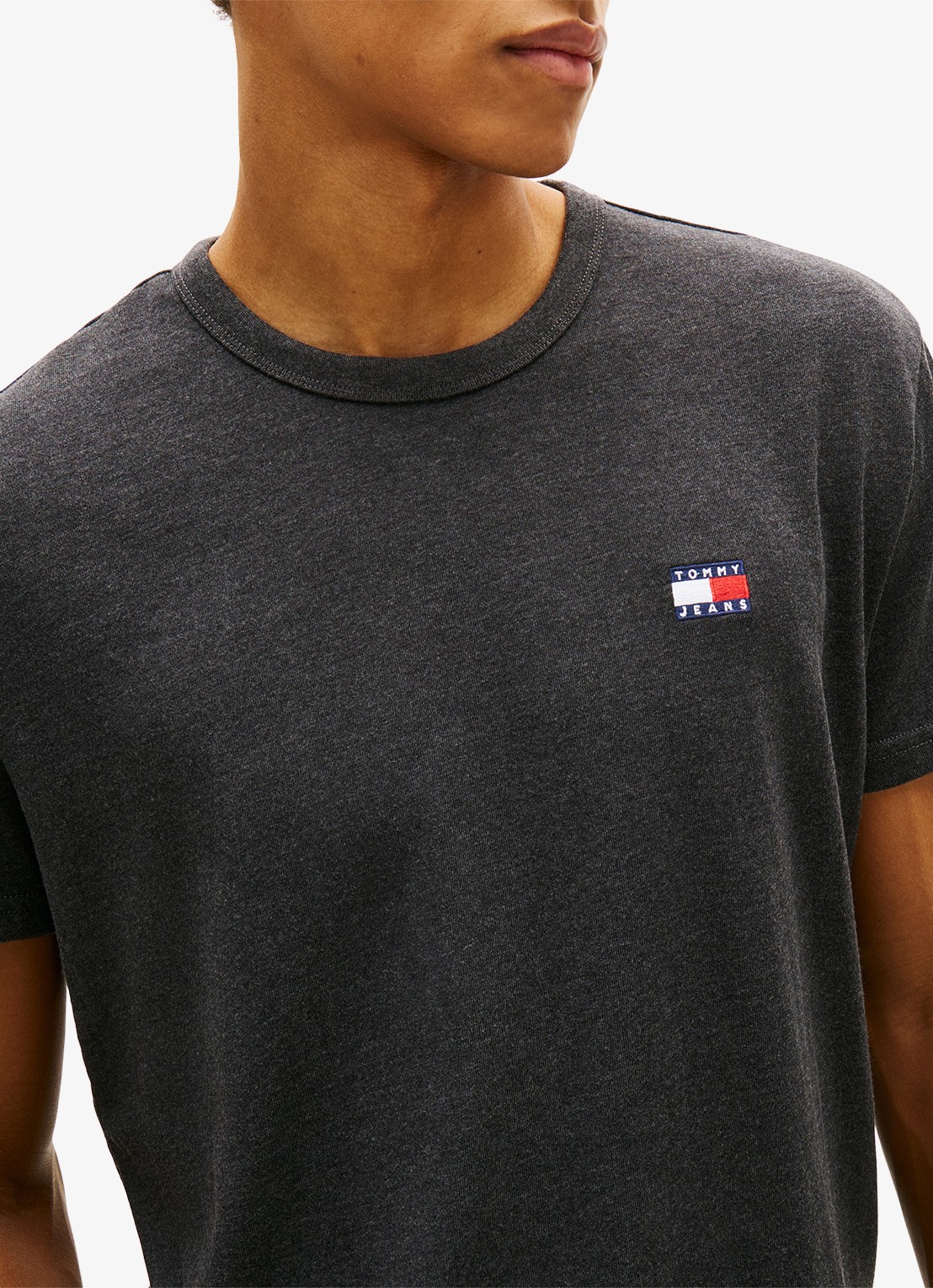 Tommy Hilfiger T-shirt met logo - detail 3 zwart
