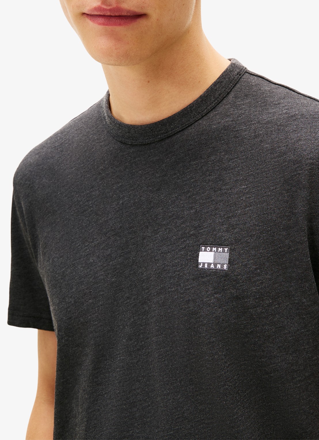 Tommy Hilfiger T-shirt met logo - detail 4 zwart