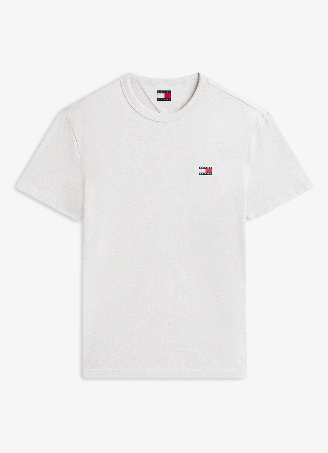 Tommy Hilfiger T-shirt met logo - voorkant 4 grijs