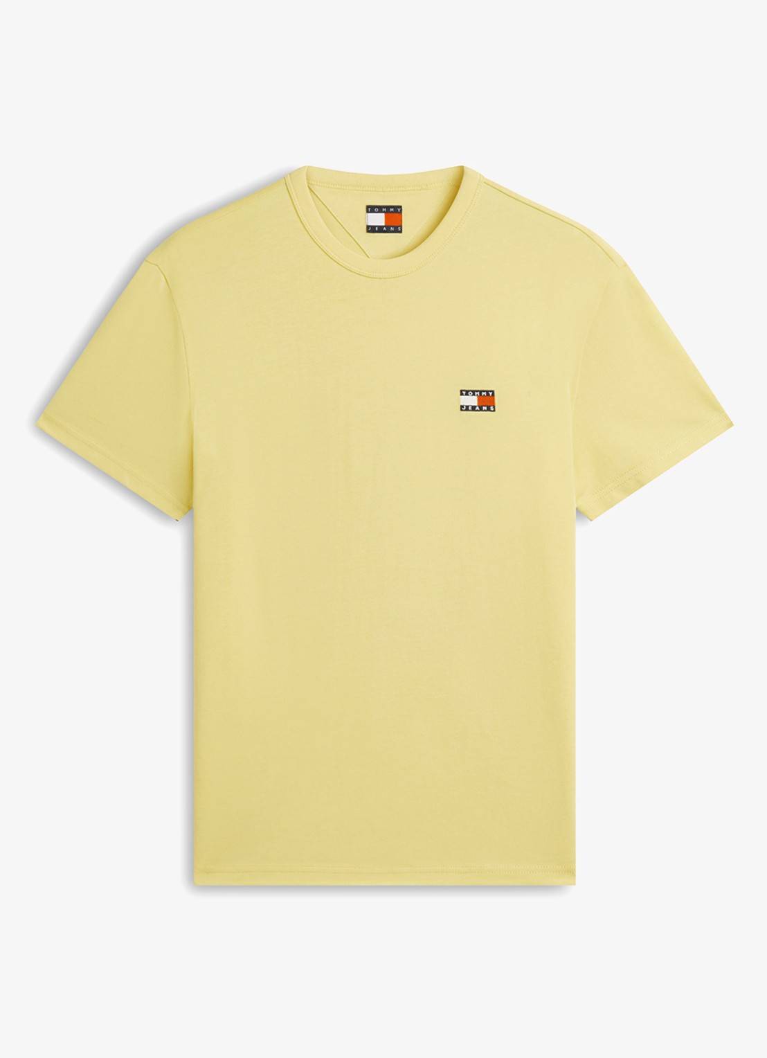 Tommy Hilfiger T-shirt met logo - voorkant 4 citronella-zf0 / geel