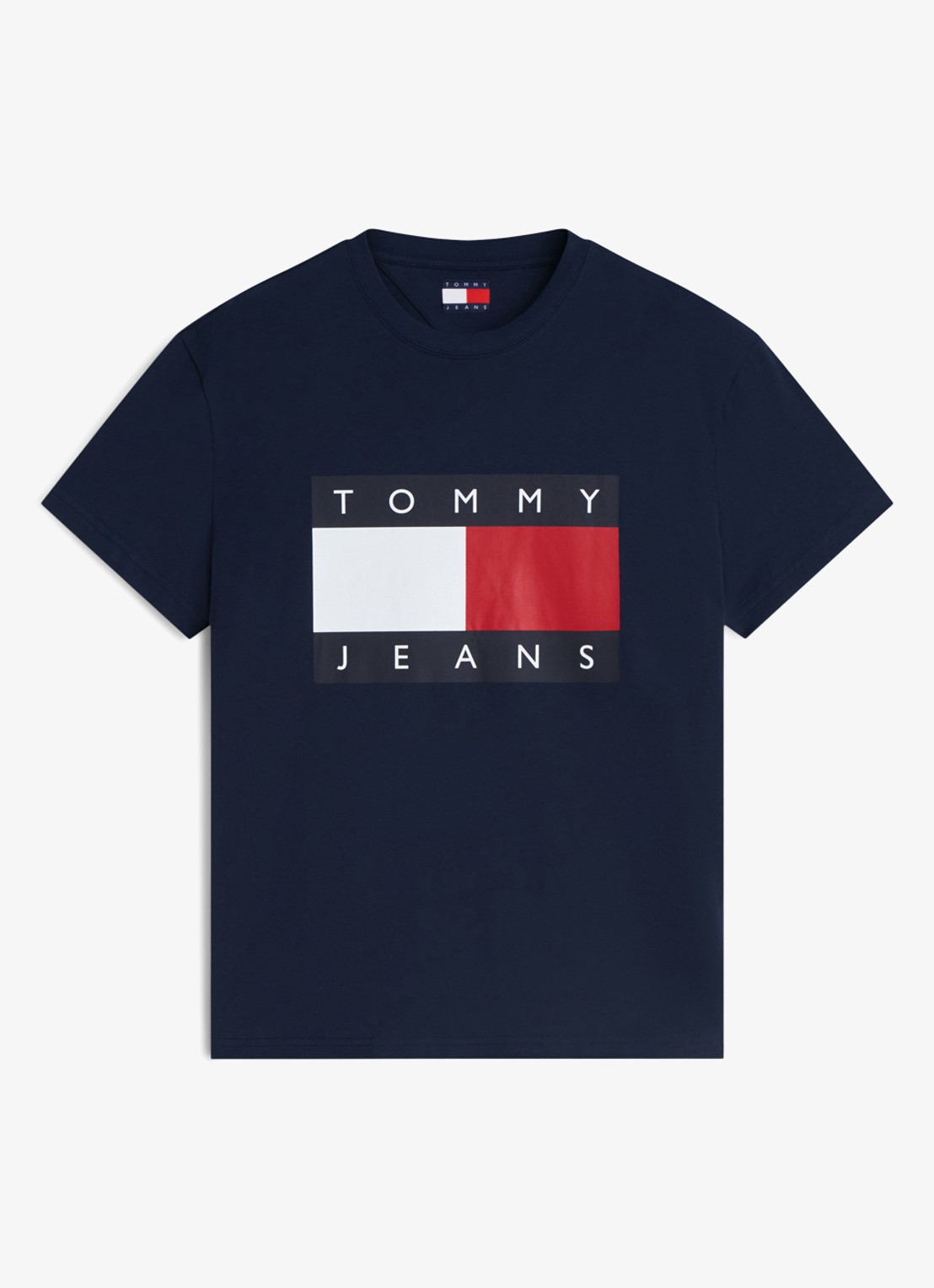 Tommy Hilfiger T-shirt met logo - voorkant 4 dark night navy-c1g
