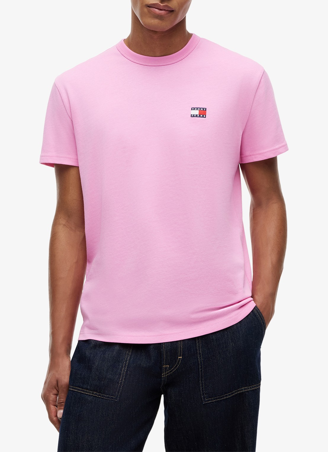 Tommy Hilfiger T-shirt met logo - detail 2 pink daisy-tou / roze