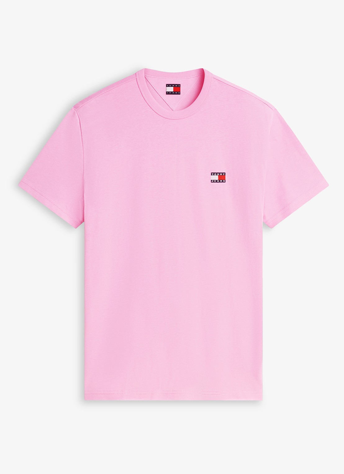 Tommy Hilfiger T-shirt met logo - voorkant 4 pink daisy-tou / roze