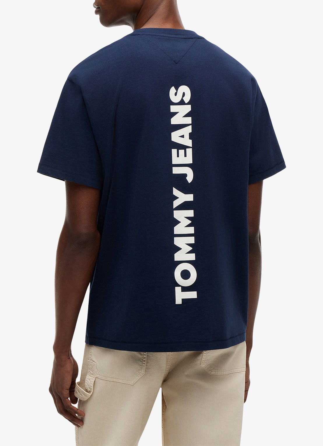 Tommy Hilfiger T-shirt met logo - achterkant 3 dark night navy-c1g