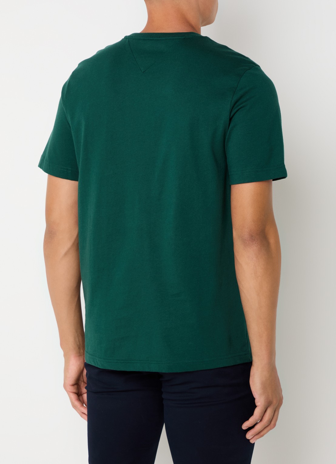 Tommy Hilfiger T-shirt met logo - achterkant 4 zeegroen
