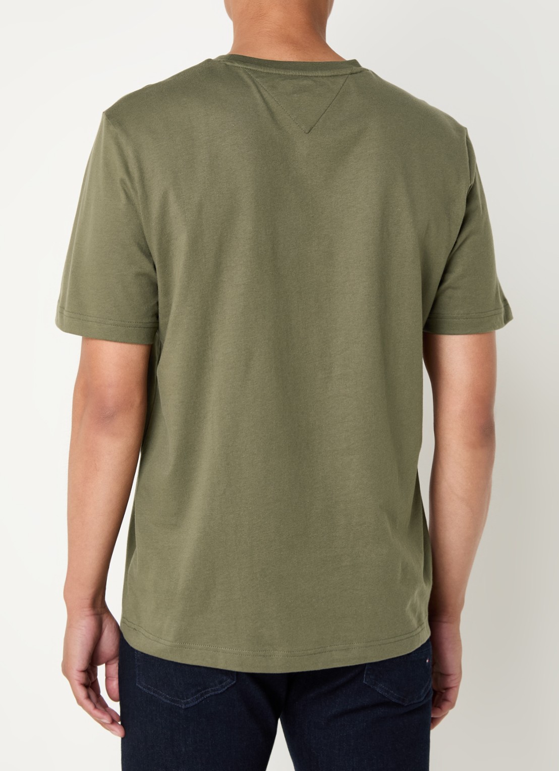 Tommy Hilfiger T-shirt met logo - achterkant 2 bronsgroen