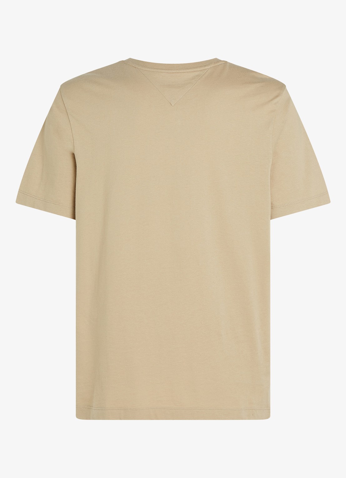 Tommy Hilfiger T-shirt met logo - achterkant 8 sandalwood-rbt / bruin
