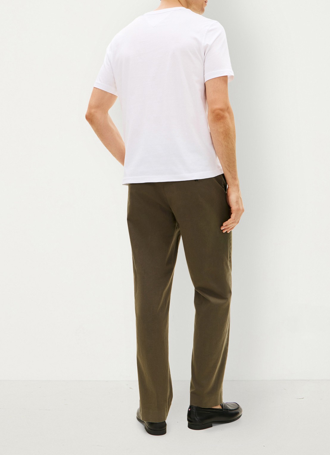 Tommy Hilfiger T-shirt met logo - achterkant wit