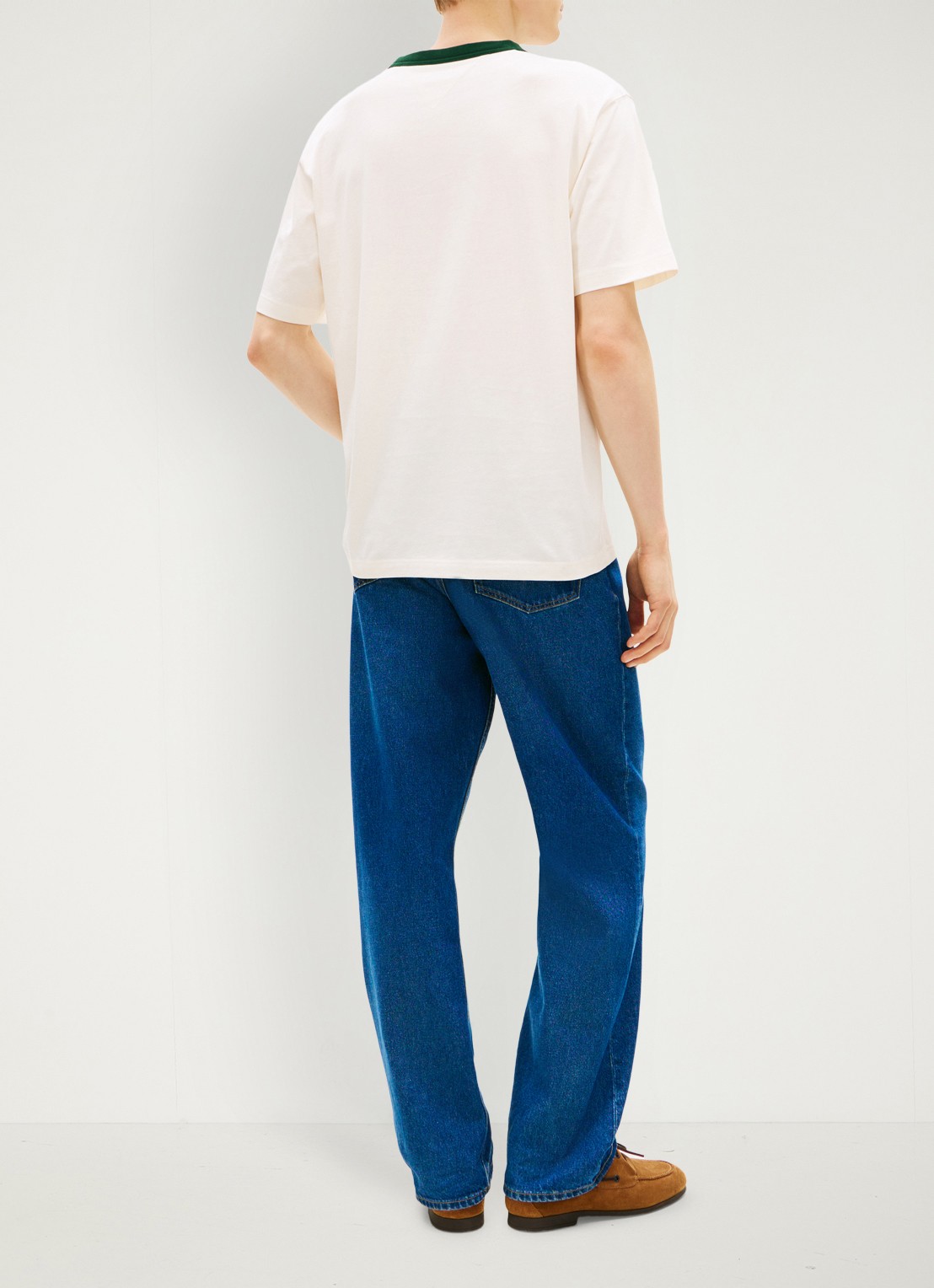 Tommy Hilfiger T-shirt met logo - achterkant 3 beige