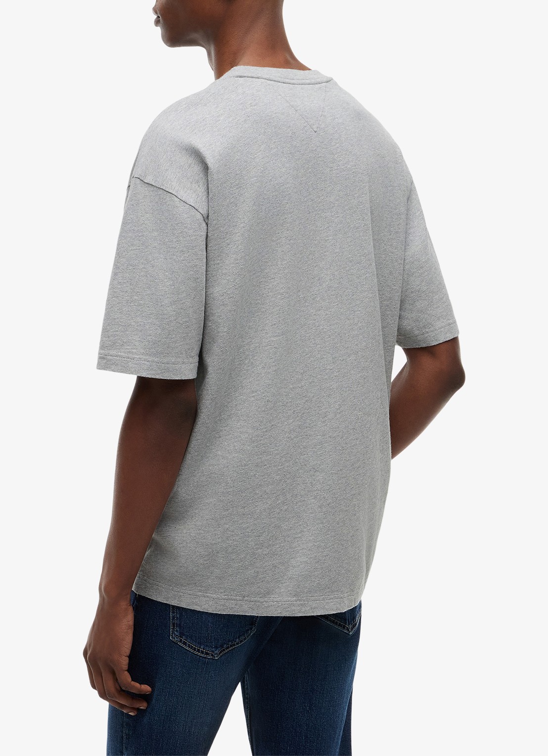 Tommy Hilfiger T-shirt met logo - achterkant 3 lichtgrijs
