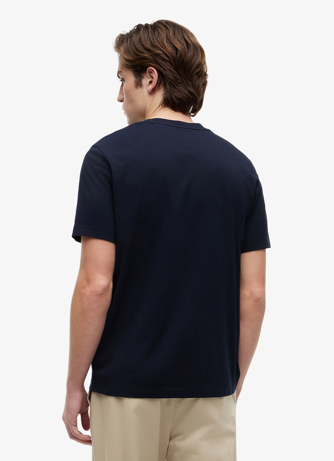 Tommy Hilfiger T-shirt met logo - achterkant donkerblauw