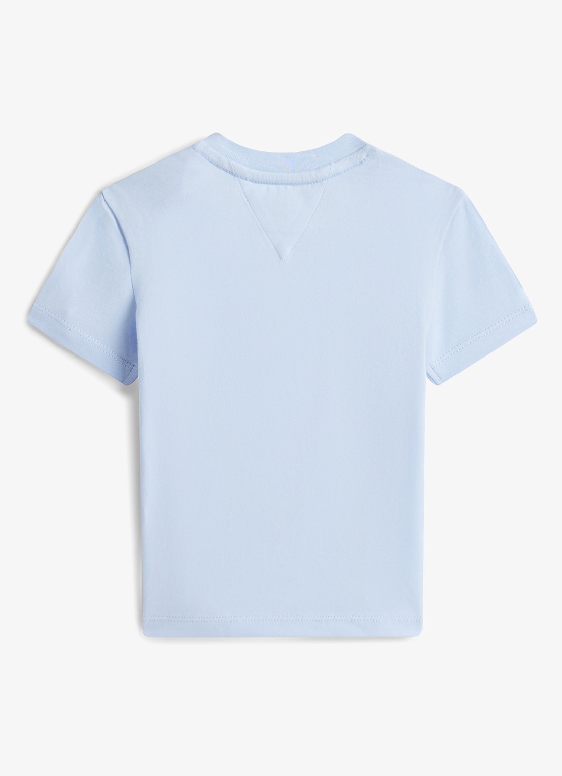 Tommy Hilfiger T-shirt met logo - achterkant 2 lichtblauw