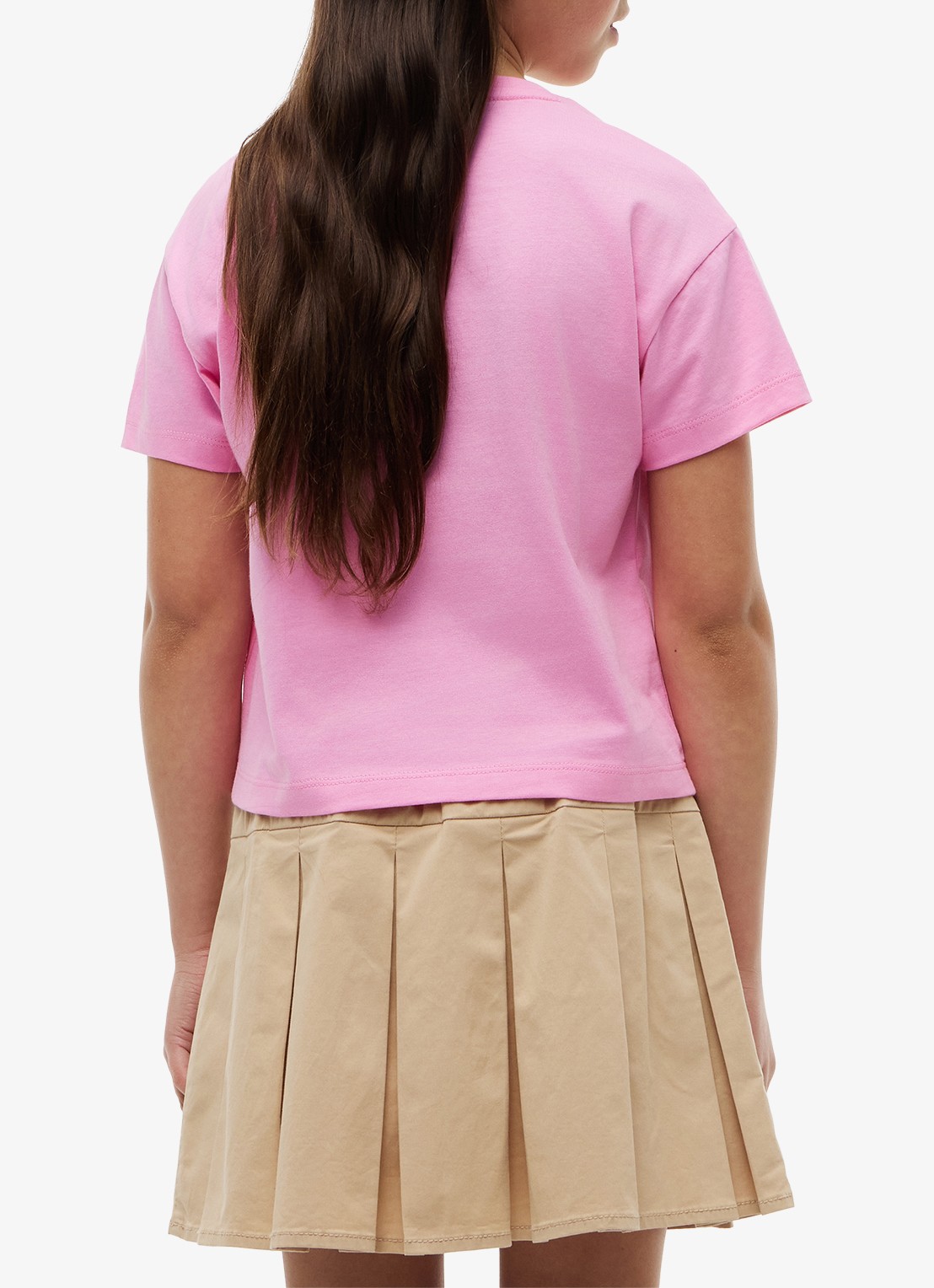 Tommy Hilfiger T-shirt met logo - achterkant 5 roze