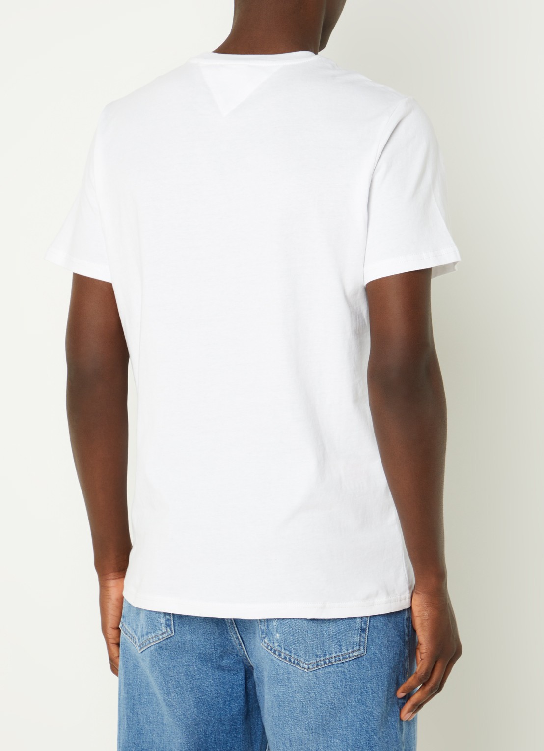 Tommy Hilfiger T-shirt met logoprint - achterkant wit