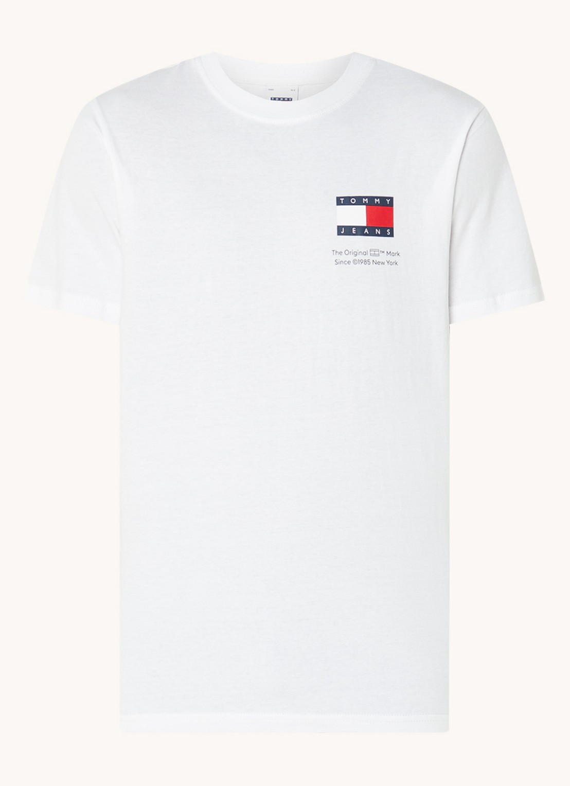 Tommy Hilfiger T-shirt met logoprint - voorkant 2 wit