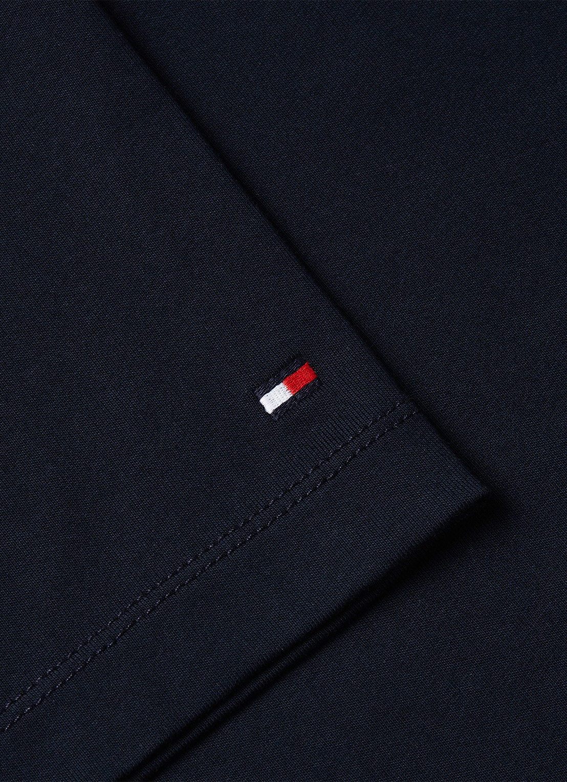 Tommy Hilfiger T-shirt met logoprint - detail 6 donkerblauw