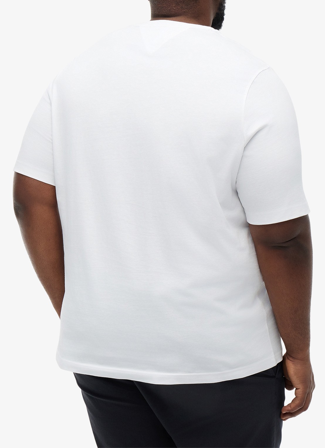 Tommy Hilfiger T-shirt met logoprint - achterkant wit