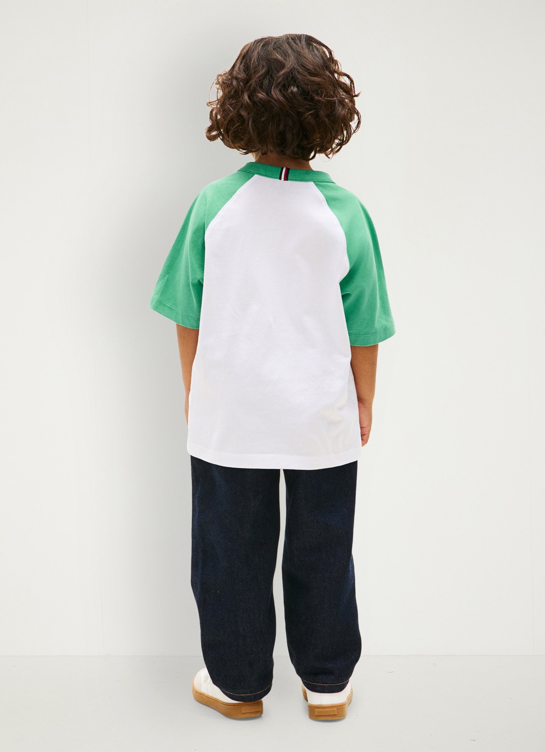 Tommy Hilfiger T-shirt met logoprint - achterkant wit